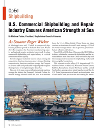 MN Apr-24#16 OpEd    
Shipbuilding 
U.S. Commercial Shipbuilding and