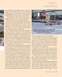 MN Apr-24#27 Feature
Shipbuilding 
Loumania Stewart / U.S. Coast