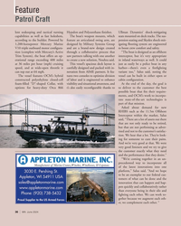 MN Jun-24#36 Feature
Patrol Craft 
lent seakeeping and tactical turning