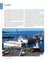 MN Oct-24#12  to have hired a  How much of Everett Ship Repair’s workload