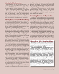 MN Nov-25#35  cre-
went straight to work in New York Harbor.” ating real ef