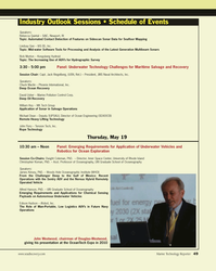 MT May-11#49 , PhD.  – Director, Inner Space Center, University of Rhode