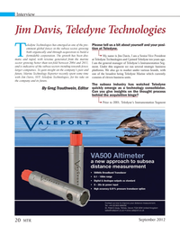 MT Sep-12#20 Teledyne Technologies has emerged as one of the pre-