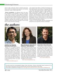 MT Nov-12#40  in the industry is Teledyne Technologies (pro- Þ led in