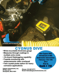 MT Nov-13#11 New Cygnus DIVEIntroduced at ADC Underwater Intervention
