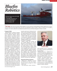 MT Jul-14#29  ProÞ  le: BlueÞ n Robotics, a Battelle Company,  develops, builds