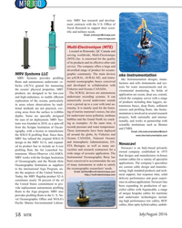 MT Jul-16#58 . The main devices 
MRV Systems LLC
nke Instrumentation
MRV