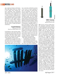 MT Jul-17#54  World Economic Forum Tech-
MRV Systems
transmission of life
