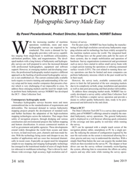MT Jun-19#34 NORBIT DCT 
Hydrographic Survey Made Easy
By Pawel Pocwiardo