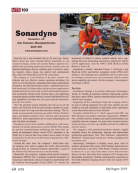 MT Jul-19#60 .sonardyne.com
Sonardyne
From the day it was founded close