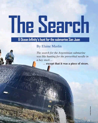 MT Mar-20#35  hunt for the submarine San Juan
By Elaine Maslin
The search