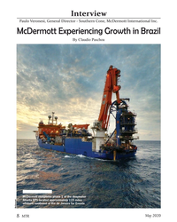 MT May-20#8  Growth in Brazil
By Claudio Paschoa
McDermott completes