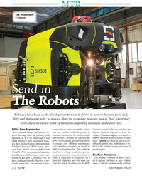 MT Jul-20#42 100
MTRMTR
The Hydrone-R
© Saipem
Send in 
The Robots
Robotics