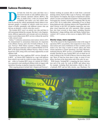MT Sep-20#40  (ROVs). The  from Equinor. For Saipem, that means its Hydrone-R