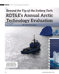 MT Nov-20#18 USCG  Arctic Technology Evaluation
Beyond the Tip of the