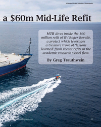 MT Jan-21#33  the $60 
million refit of RV Roger Revelle, 
a project which
