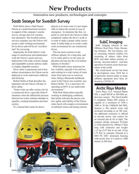 MT Jan-21#57  Seaeye for Swedish Survey
Peab Marin chose a Saab Seaeye  played
