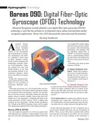 MT May-21#22 Hydrographic Technology
Boreas D90: Digital Fiber-Optic