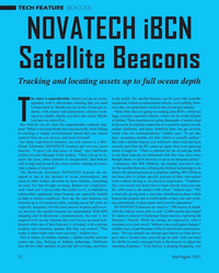 MT Jul-21#52 TECH FEATURE  BEACONS
NOVATECH iBCN 
Satellite Beacons
Track