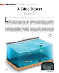 MT May-22#14 RENEWABLES OFFSHORE & UNDERWATER
A Blue Desert
By Celia