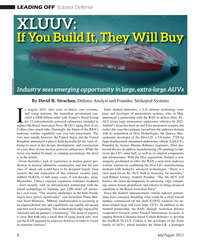 MT Jul-22#8 LEADING OFF  Subsea Defense
XLUUV: 
If You Build It