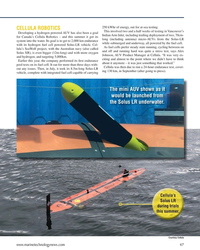 MT Sep-22#47  of two, 70cm-
long (including antenna) micro-AUVs from the
