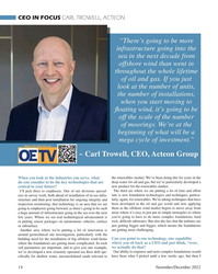 MT Nov-22#14 CEO IN FOCUS CARL TROWELL, ACTEON  
“There’s going to be