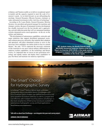 MT May-23#11  ey y y yfor Hydrographic Survey
EchoRange™ Smart™ Sensors deliver