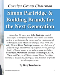 MT May-23#19 Covelya Group Chairman
Simon Partridge & 
Building Brands