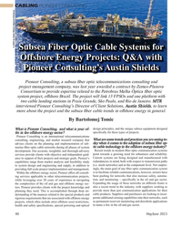 MT May-23#40 , a subsea ? ber optic telecommunications consulting and 
project