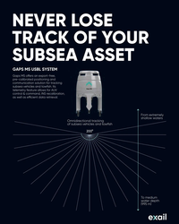 MT May-23#3 NEVER LOSE
TRACK OF YOUR
SUBSEA ASSET
 
GAPS M5 USBL