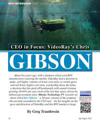 MT Jul-23#20 ROV INTERVIEW CHRIS GIBSON, CEO, VIDEORAY
CEO in Focus:
