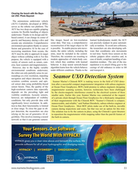 MT Jul-23#33  and opti- Seamor Marine’s Chinook ROV is making waves in
