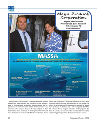 MT Sep-23#38 MTR
100
Massa Products 
Corporation
Hingham, Massachusetts
P