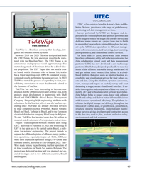 MT Sep-23#49  cycle. UTEC also specializes in 3D asset manage-
TideWise is
