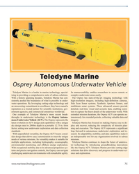 MT Sep-23#75 Teledyne Marine
Osprey Autonomous Underwater Vehicle
Teledyn