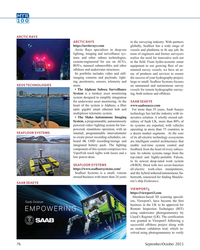 MT Sep-23#76 ,  in the ? eld. From hydro-acoustic sonar 
ROVs, manned submersibl