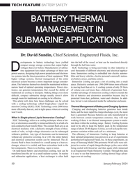MT Jan-24#50  BATTERY SAFETY 
BATTERY THERMAL 
MANAGEMENT IN 
SUBMARINE
