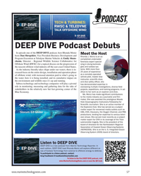 MT Jan-24#57 DEEP DIVE Podcast Debuts 
In episode one of the DEEP DIVE