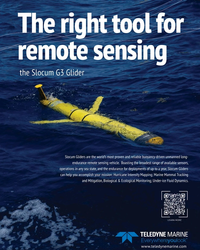 MT Jan-24#4th Cover The right tool for 
remote sensing
the Slocum G3 Glider
Slocum