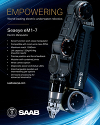 MT Jan-24#5 EMPOWERING
World leading electric underwater robotics
Seaeye