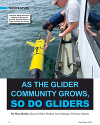 MT Mar-24#12  
Engineers deploy the 
Slocum Sentinel Glider in 
Cape Cod Bay