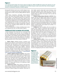 MT Mar-24#35 . They 
COMMON BATTERIES IN MARINE APPLICATIONS
Certain chemistrie