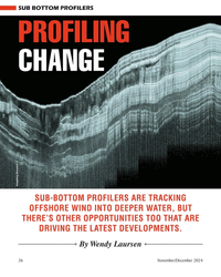 MT Nov-24#26  PROFILERS 
PROFILING 
CHANGE
Kongsberg Discovery
SUB-BOTTOM