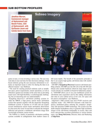 MT Nov-24#30  the data in an  EM SBP is Kongsberg Discovery’s newest sub-bottom