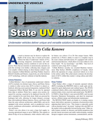 MT Jan-25#28  Robotics’ class of autonomous underwater vehicles  Deep Trekker
(AUVs