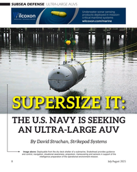MT Jul-25#8 SUBSEA DEFENSE  ULTRA-LARGE AUVS
8QG 8QGHUZDWHUVRQDUVHQVLQJ
SUR