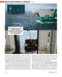 MT Jul-25#26 DECK MACHINERY & CRANES  LARS
DEEPOCEAN’S PATENTED 
LARS