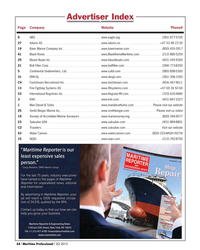 MP Q2-15#64  visit our website
25 Smith Berger Marine Inc.    www.smithberger