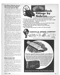 MR Aug-69#41  Cranes ? 40-Ton Winch ? Bow Steering Units ? Flush Mounted-Watert